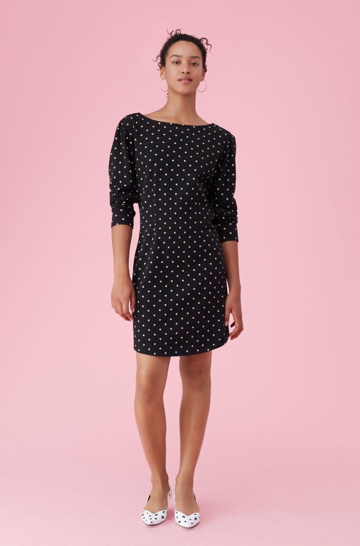 Rebecca Taylor La Vie Estelle Dot Jersey Dress