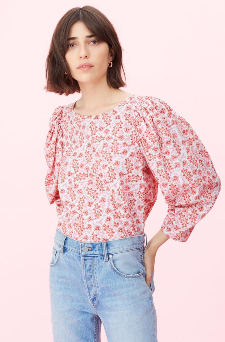 Rebecca Taylor Rebecca Taylor La Vie Wave Paisley Top
