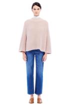 Rebecca Taylor Rebecca Taylor La Vie Mockneck Swing Sweater S Blush
