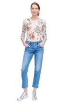 Rebecca Taylor Rebecca Taylor Meadow Floral Tee S Pink Combo