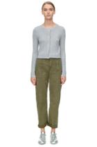 Rebecca Taylor Rebecca Taylor Merino Wool Cardigan Xs Light Heather Grey