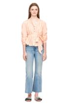 Rebecca Taylor La Vie Silk Cotton Voile Top