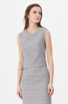 Rebecca Taylor Rebecca Taylor Tailored Summer Check Top