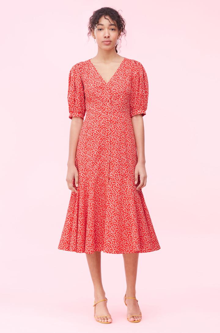 Rebecca Taylor Rebecca Taylor Malia Floral Poplin Dress