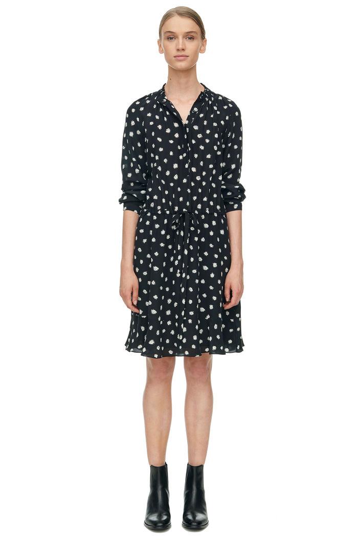 Rebecca Taylor Rebecca Taylor Long Sleeve Dandelion Dress 8 Black/chalk