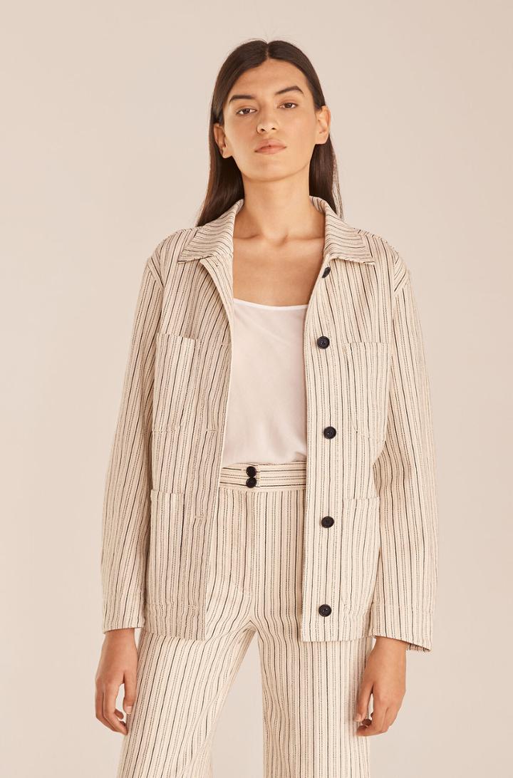 Rebecca Taylor Rebecca Taylor Striped Field Jacket
