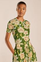 Rebecca Taylor Rebecca Taylor Wild Peony Mesh Tee