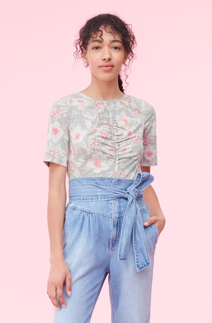 Rebecca Taylor Rebecca Taylor Kamea Fleur Jersey Top