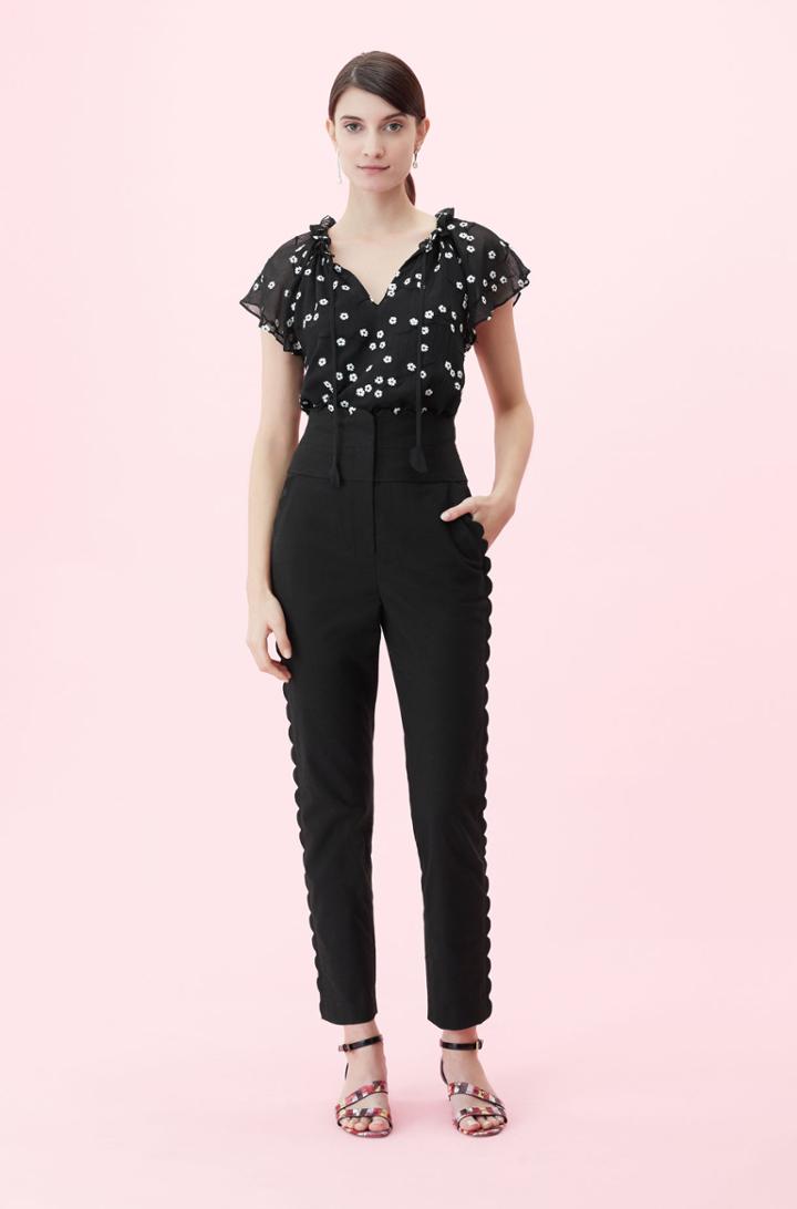 Rebecca Taylor Rebecca Taylor Alessandra Embroidered Top