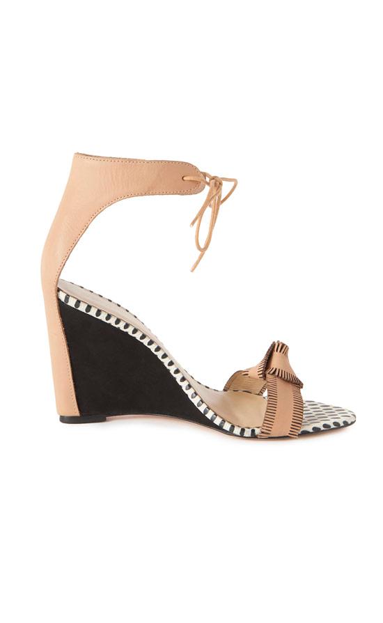 Rebecca Taylor Rebecca Taylor Loeffler Randall Nora Tie Front Wedge