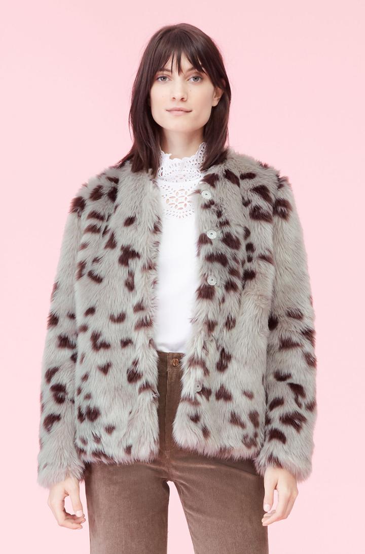 Rebecca Taylor Rebecca Taylor La Vie Snow Fox Faux Fur Coat