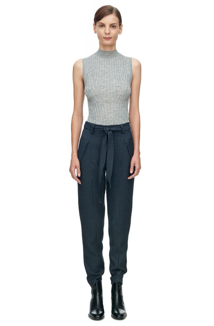 Rebecca Taylor Rebecca Taylor Sleeveless Ribbed Pullover S Heather Grey