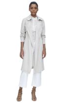 Rebecca Taylor Rebecca Taylor Gauze Trench Coat M Stone
