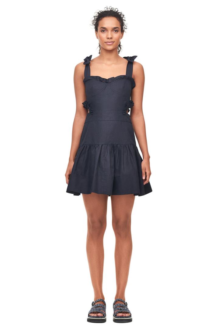 Rebecca Taylor Crisp Cotton Cut-out Dress