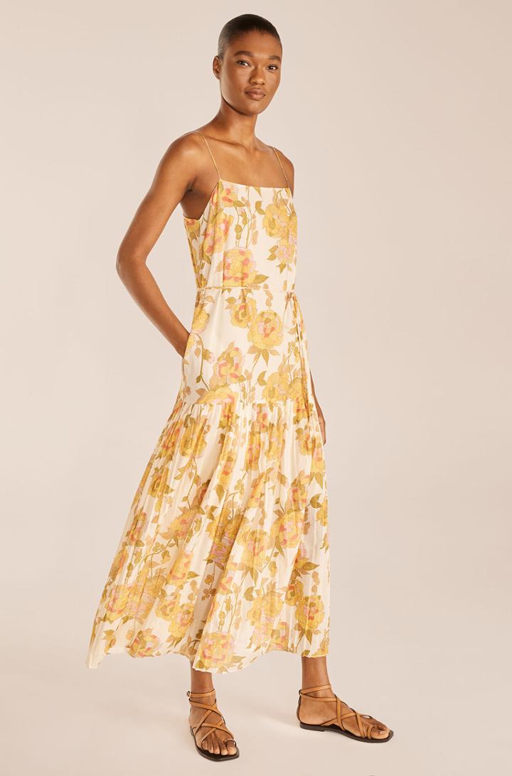 Rebecca Taylor Rebecca Taylor Wild Peony Pleated Dress