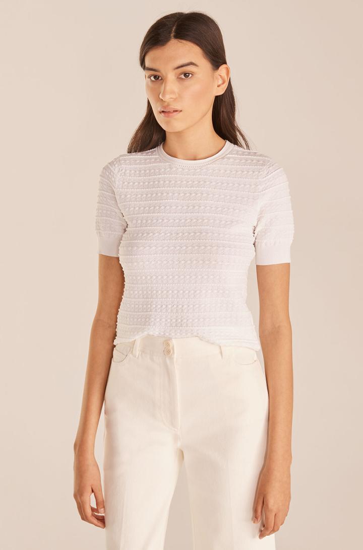 Rebecca Taylor Rebecca Taylor Technical Lace Sweater