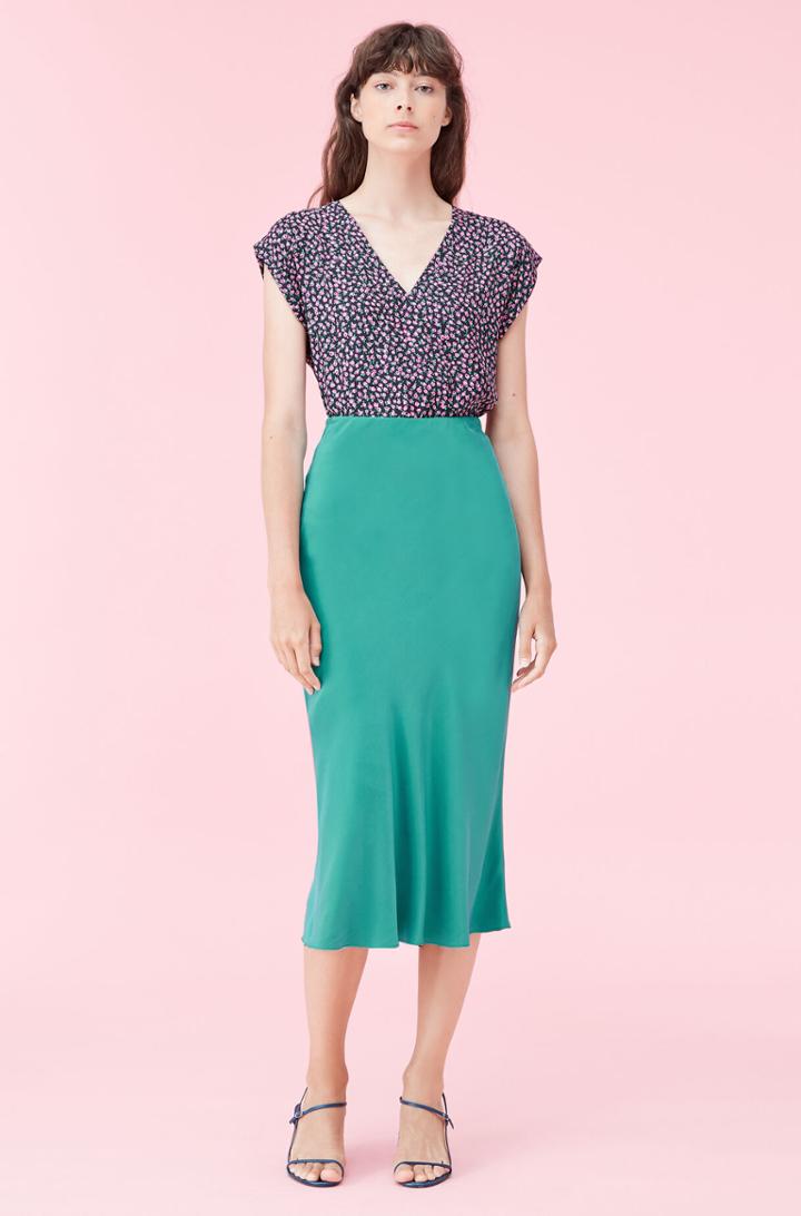 Rebecca Taylor Rebecca Taylor Silk Charmeuse Skirt