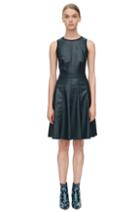 Rebecca Taylor Rebecca Taylor Sleeveless Vegan Leather Dress
