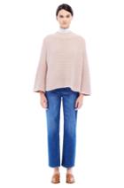 Rebecca Taylor Rebecca Taylor La Vie Mockneck Swing Sweater Xs Blush