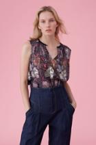 Rebecca Taylor Glistening Rose Top