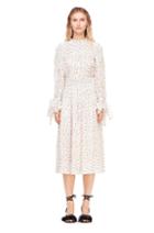 Rebecca Taylor Scattered Star Print Smocked Dress