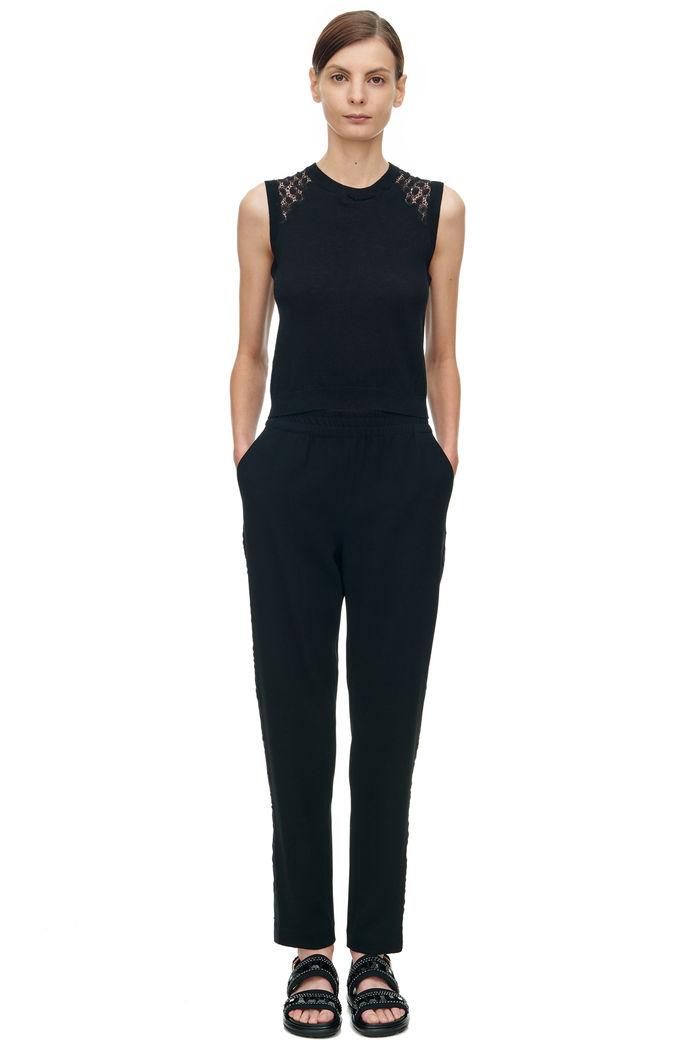Rebecca Taylor Rebecca Taylor Moss Crepe Jogger Pant 4 Black