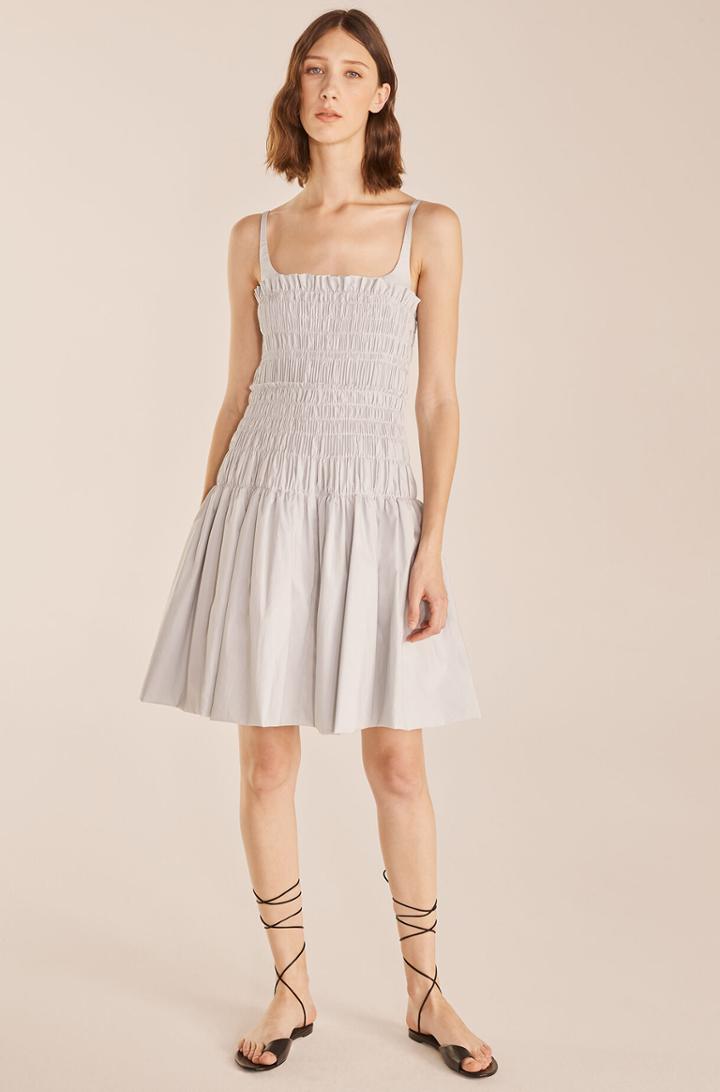 Rebecca Taylor Rebecca Taylor Poplin Smocked Bubble Dress