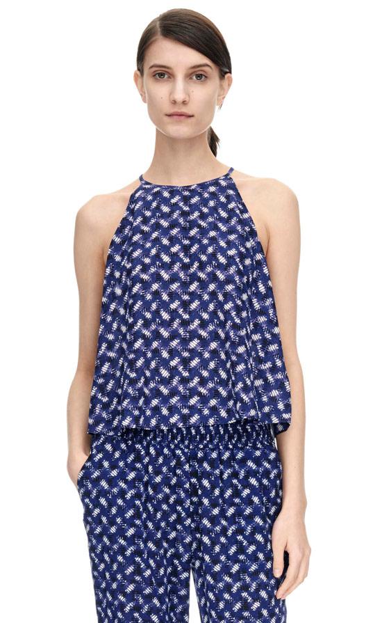 Rebecca Taylor Rebecca Taylor Sleeveless Criss Cross Tank