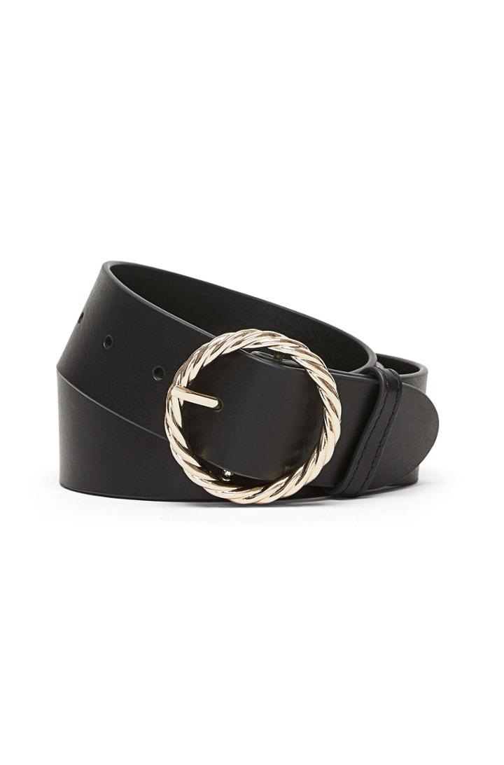 Rebecca Taylor Loeffler Randall Leo Twisted Circle Buckle Belt