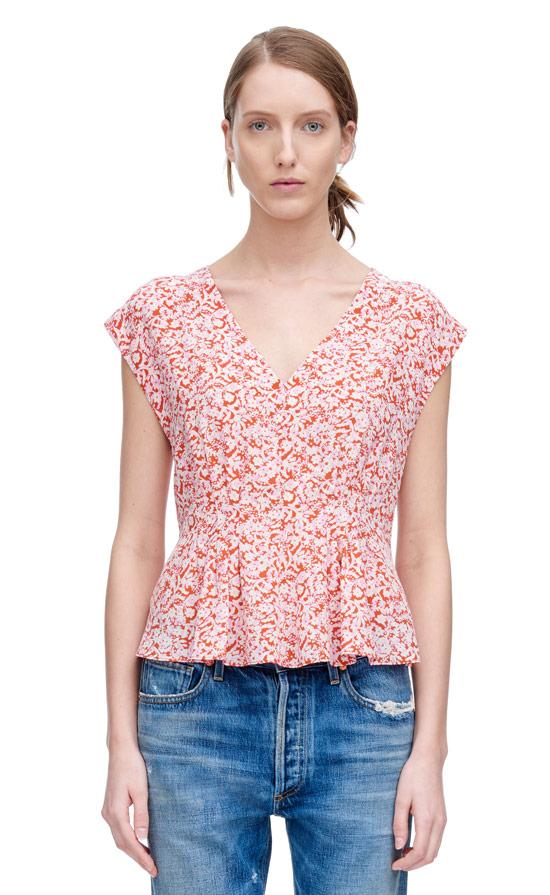Rebecca Taylor Rebecca Taylor Sleeveless Provence Block Top