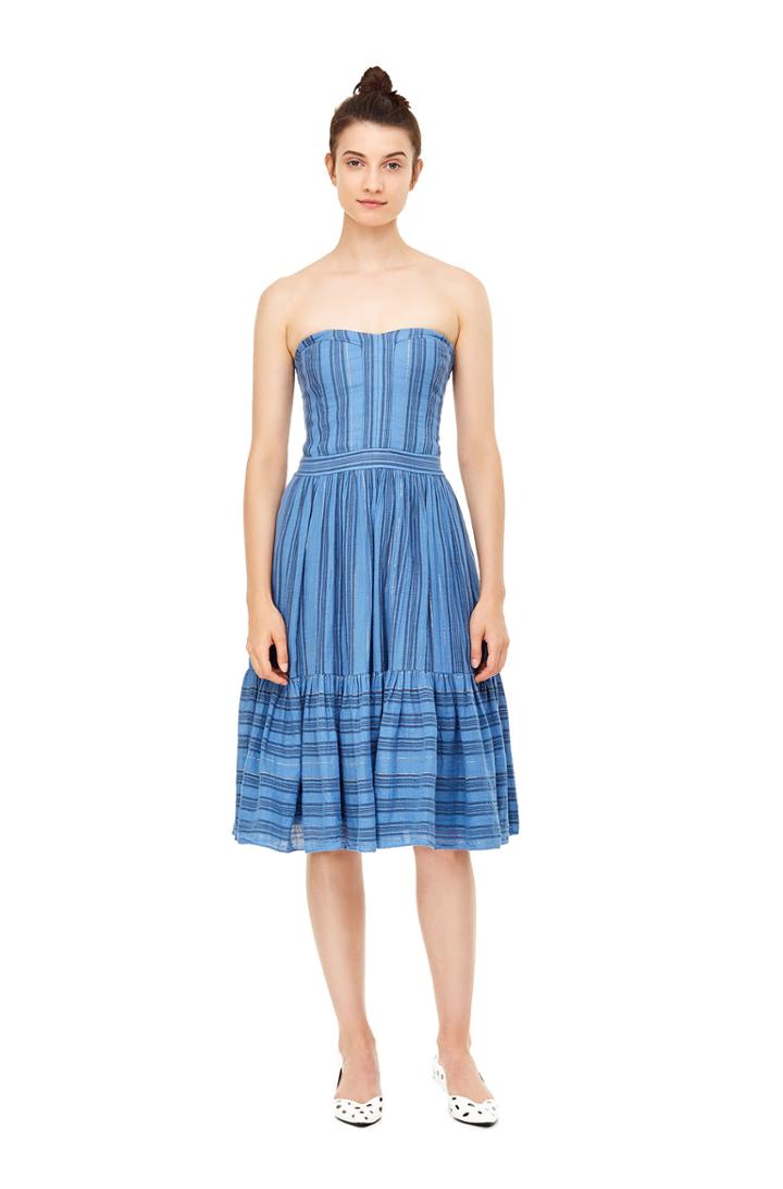 Rebecca Taylor La Vie Gauzy Stripe Dress