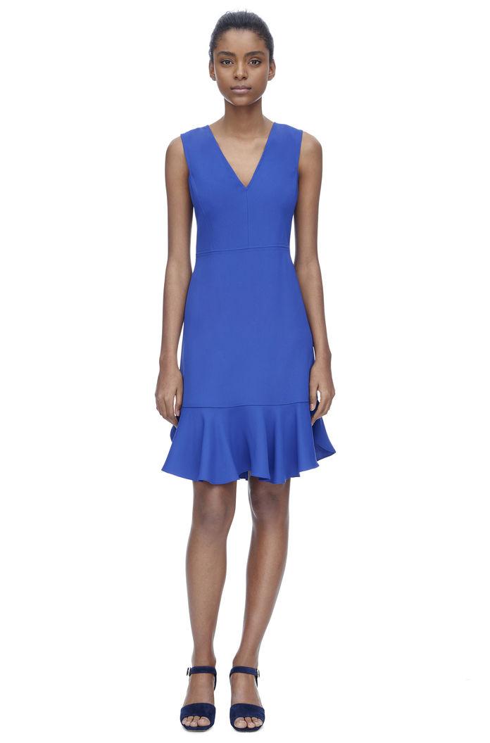 Rebecca Taylor Rebecca Taylor Sleeveless V-neck Suit Dress 00 Santorini Blue