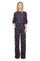 Rebecca Taylor Floriana Fleur Print Sweatshirt
