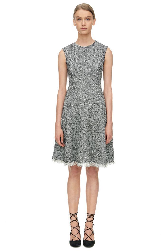 Rebecca Taylor Rebecca Taylor Stretch Tweed Dress 8 Black Combo