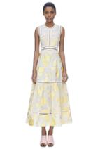 Rebecca Taylor Rebecca Taylor Sleeveless Ella Fil Coupe Dress 4 Lemon