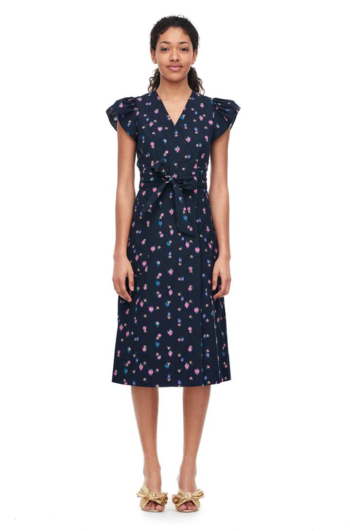 Rebecca Taylor Farren Flower Poplin Dress