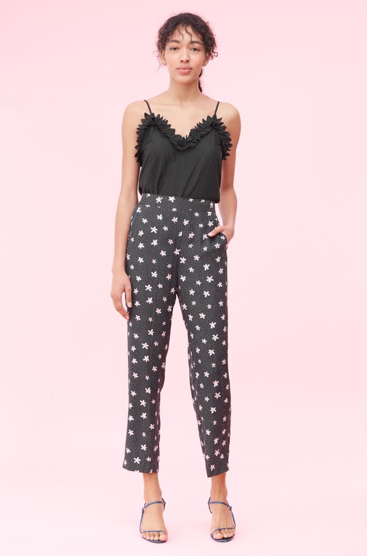 Rebecca Taylor Rebecca Taylor Maui Fleur Dot Jacquard Pant