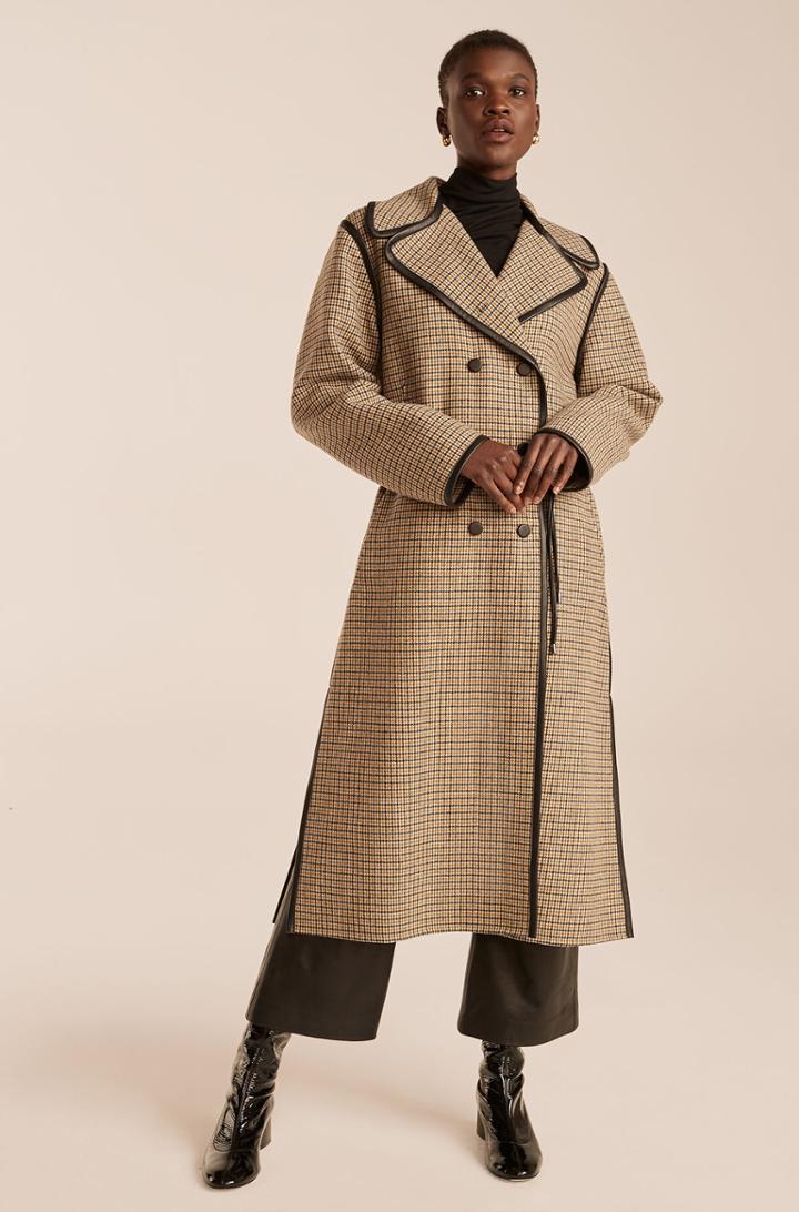 Rebecca Taylor Rebecca Taylor Double-faced Wool Trench Coat