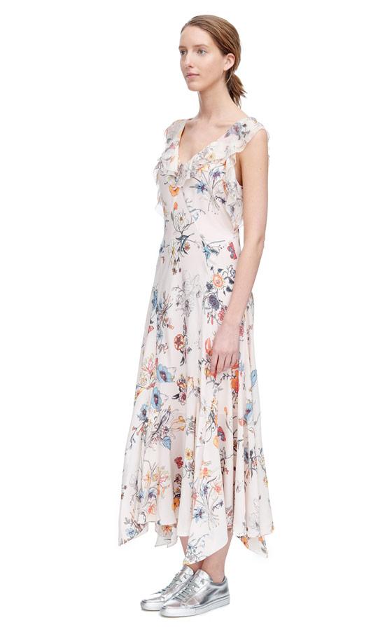 Rebecca Taylor Rebecca Taylor Sleeveless Meadow Ruffle Dress