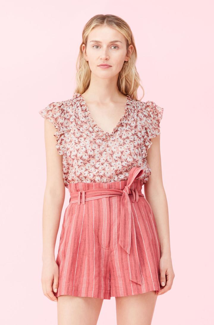 Rebecca Taylor Rebecca Taylor Lucia Fleur Lurex Top