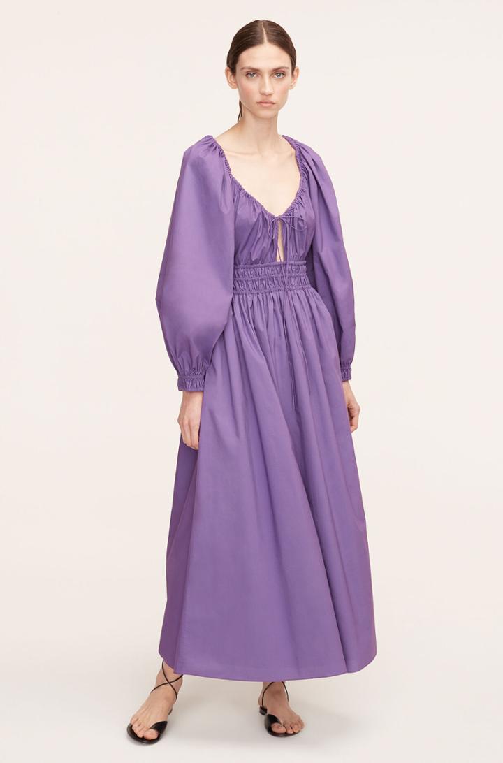 Rebecca Taylor Rebecca Taylor Poplin Smocked-waist Dress