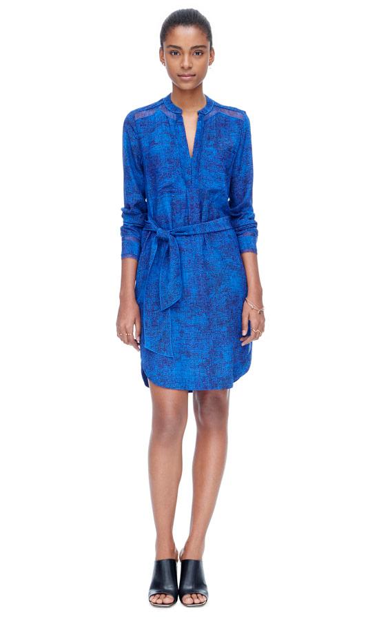 Rebecca Taylor Rebecca Taylor Static Print Shirtdress