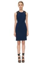 Rebecca Taylor Rebecca Taylor Shift Dress With Lace 0 Navy