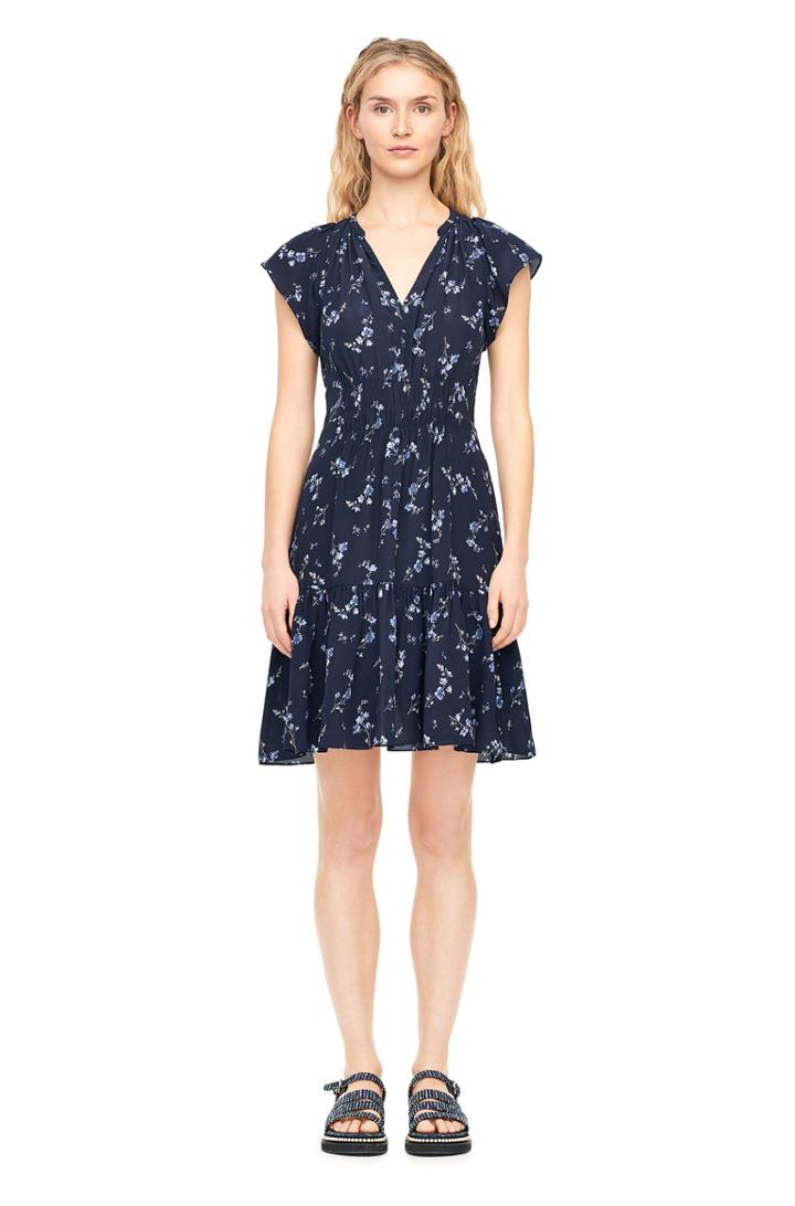 Rebecca Taylor Francine Floral Silk Dress