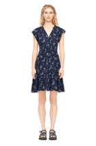 Rebecca Taylor Francine Floral Silk Dress