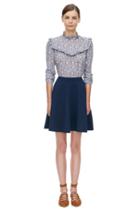 Rebecca Taylor Rebecca Taylor Suiting Skirt 8 Navy