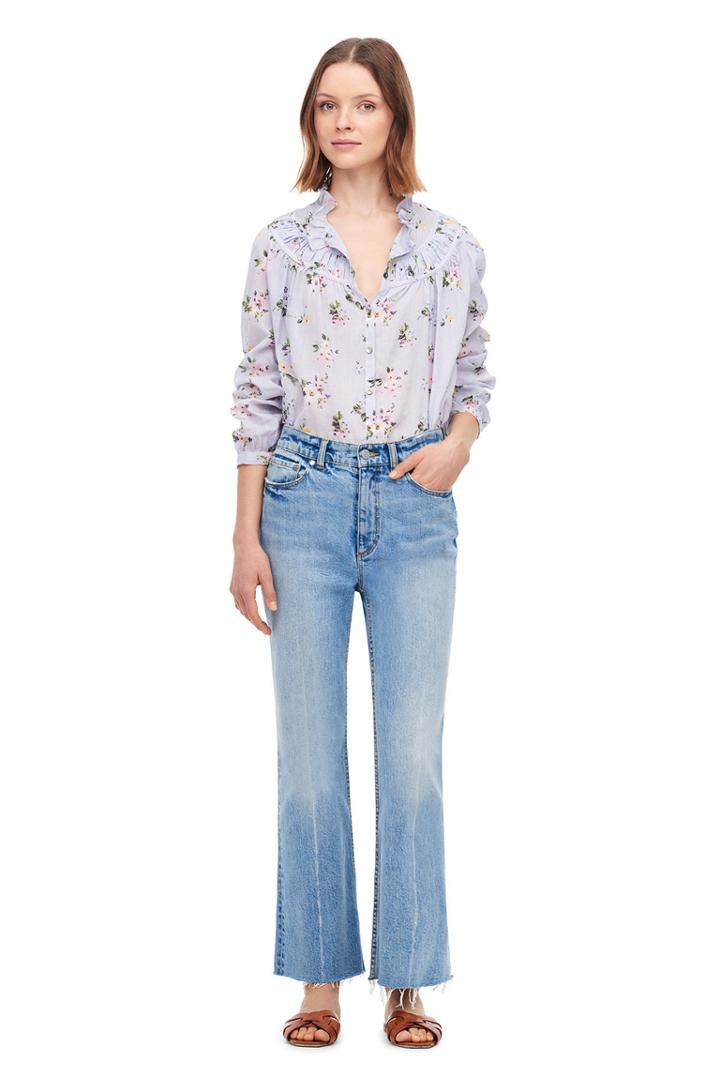 Rebecca Taylor La Vie Chantelle Floral Voile Top