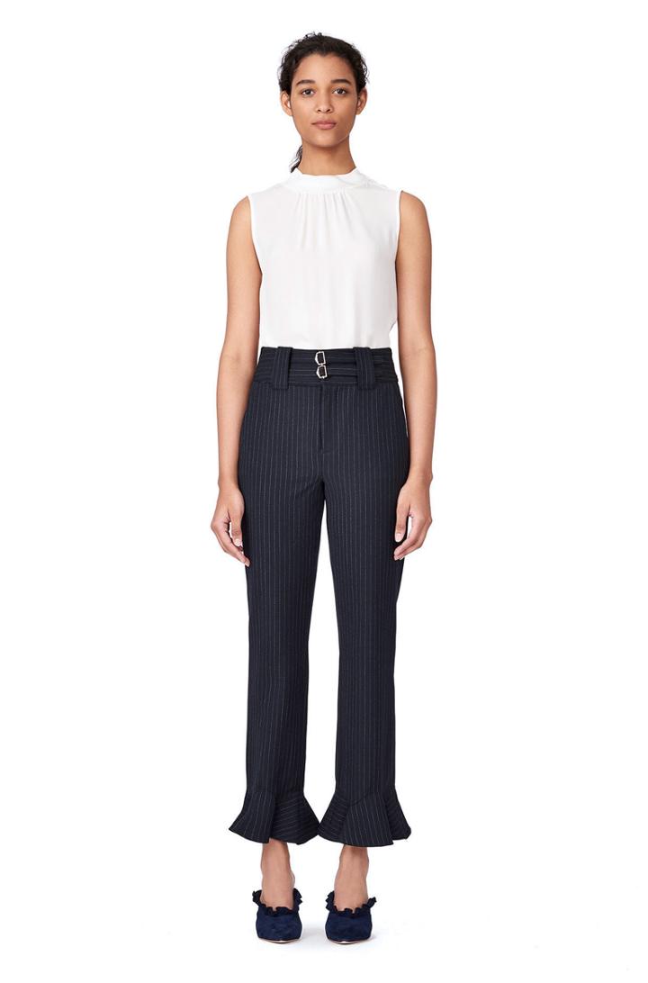 Rebecca Taylor Rebecca Taylor Silk Georgette Mock Neck Top