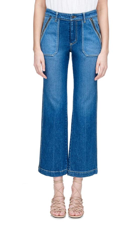 Rebecca Taylor Rebecca Taylor Patchwork Denim Pant