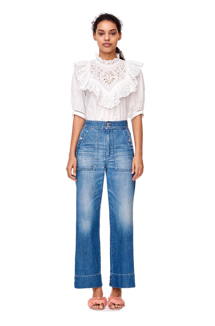 Rebecca Taylor Nouveau Eyelet Top